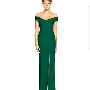 Dessy collection Off the Shoulder Gown